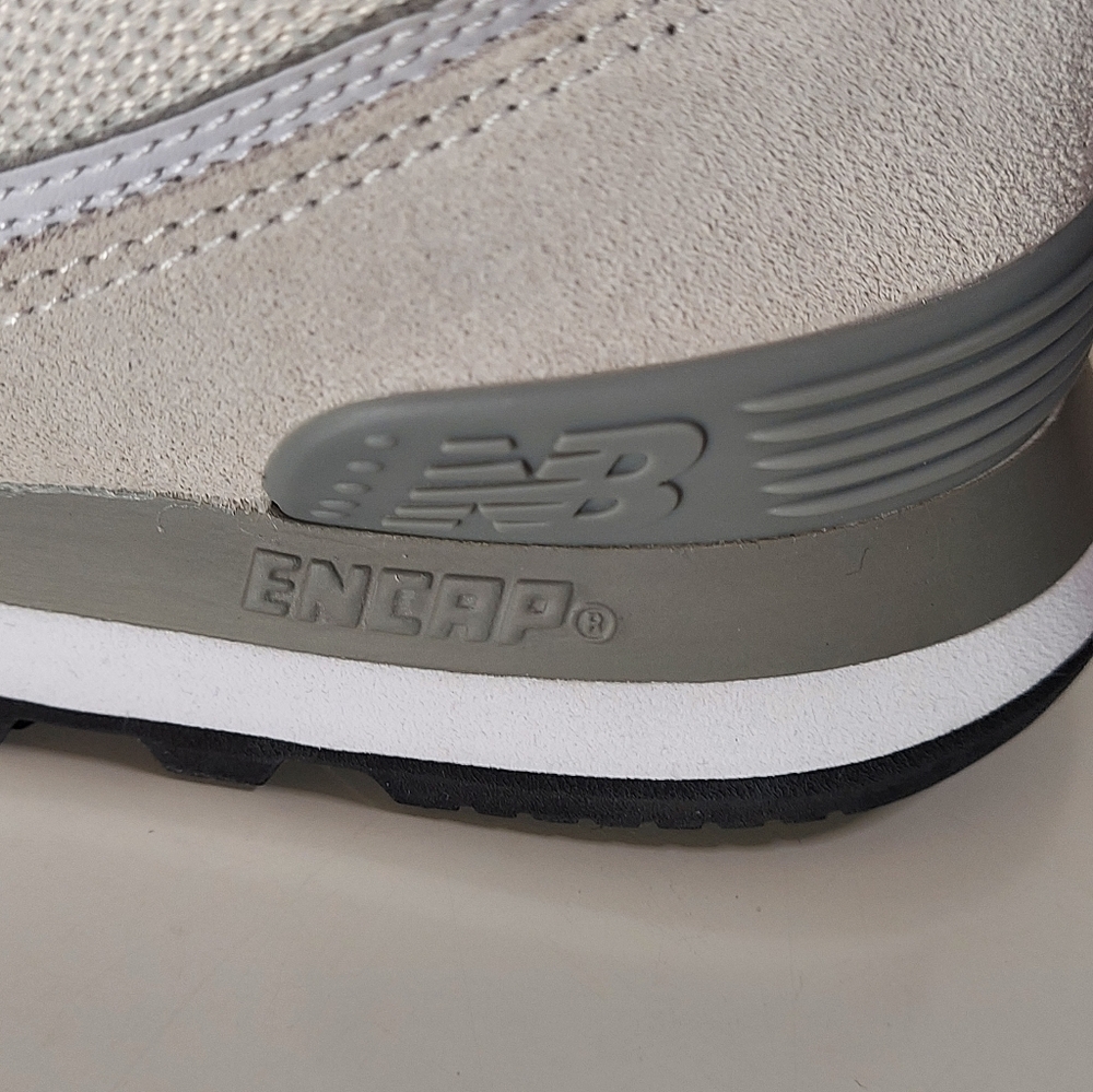 New Balance Classic 574 White/Bone Suede Casual Lace Up Sneakers WM Size US 9 - Picture 12 of 16